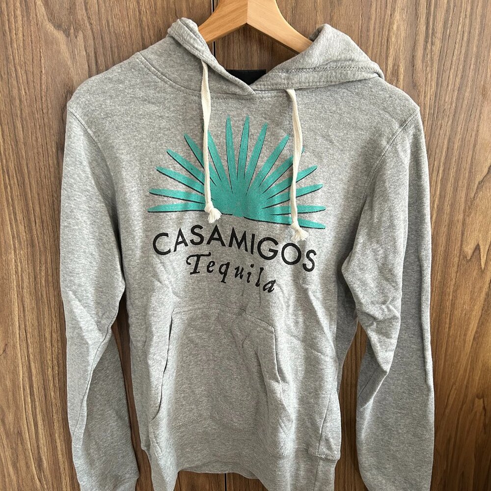 Casamigos Tequila Logo Sweatshirt Hoodie XS Light Gray